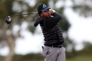Aaron Grimes at the APGA Tour Farmers Insurance Invitational (Image via Getty)